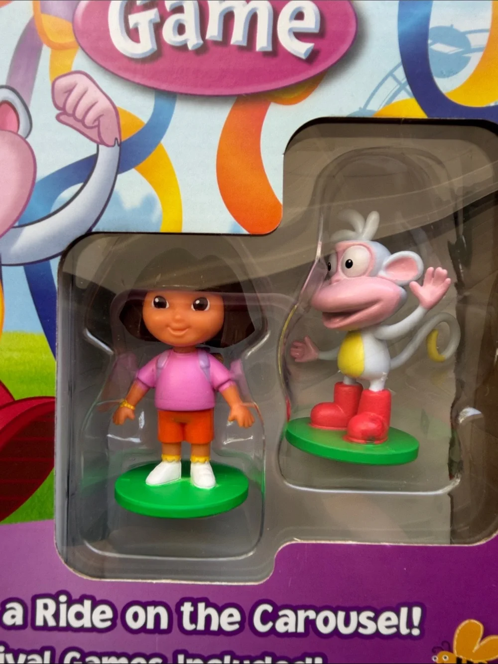 Nickelodeon Dora the Explorer Purple Pink Game with Dora & Boots Figures